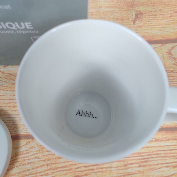 Sipology Steeped Tea Breathe Sip Repeat Coaster Covered Classic Cup Mug New - Picture 5 of 8